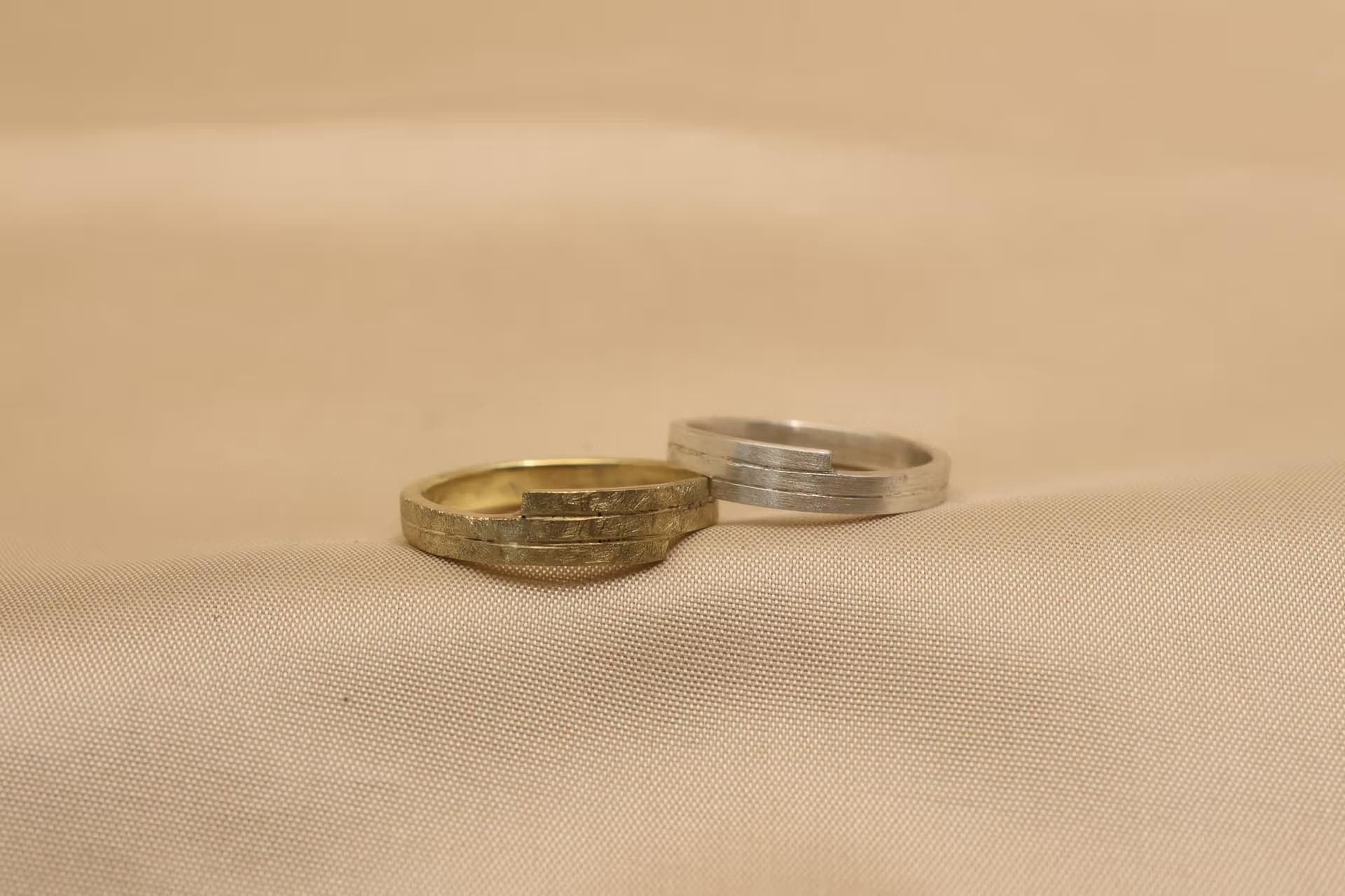 Trouwringen met spiraal