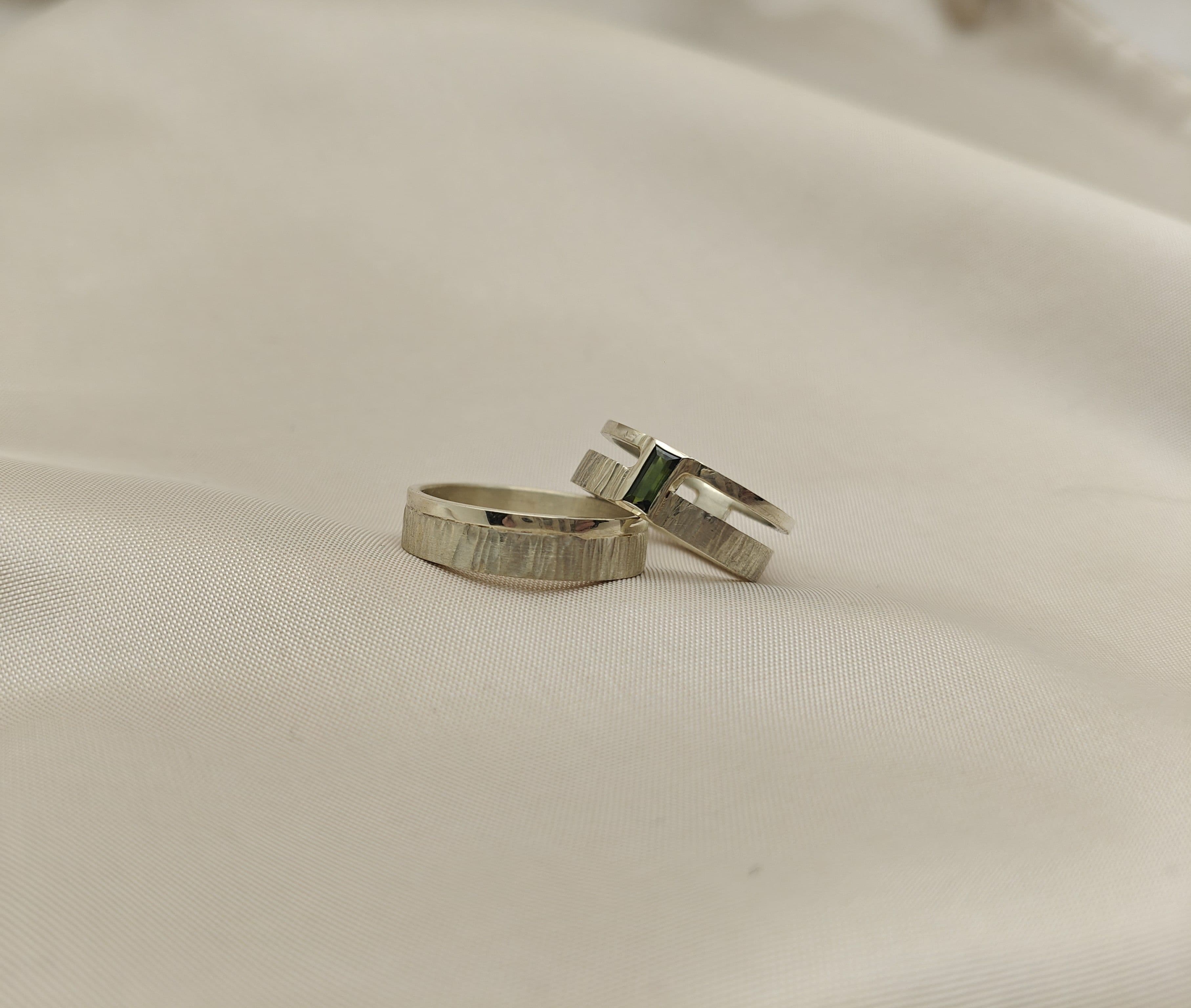 Eindresultaat trouwringen workshop