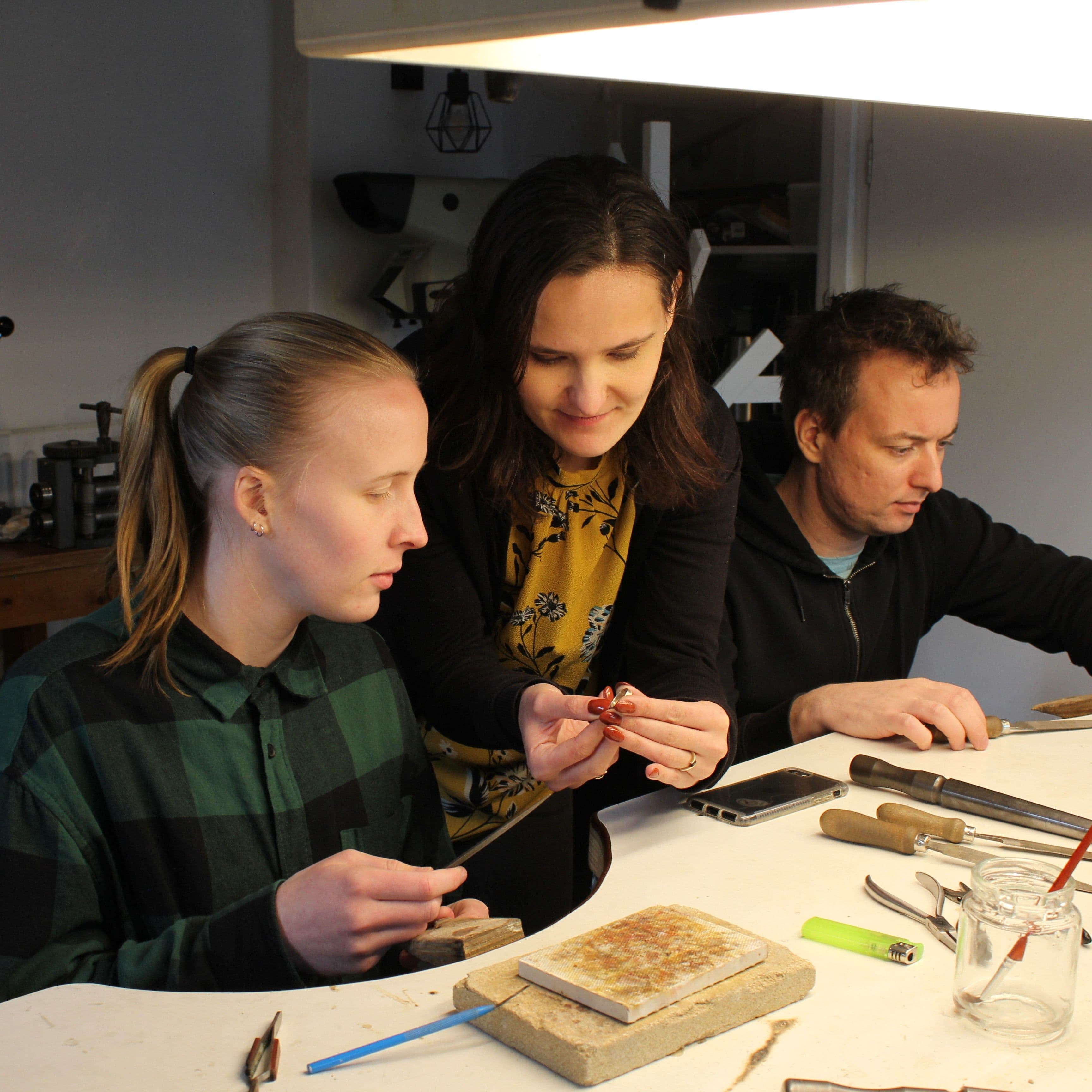 Uitleg tijdens workshop