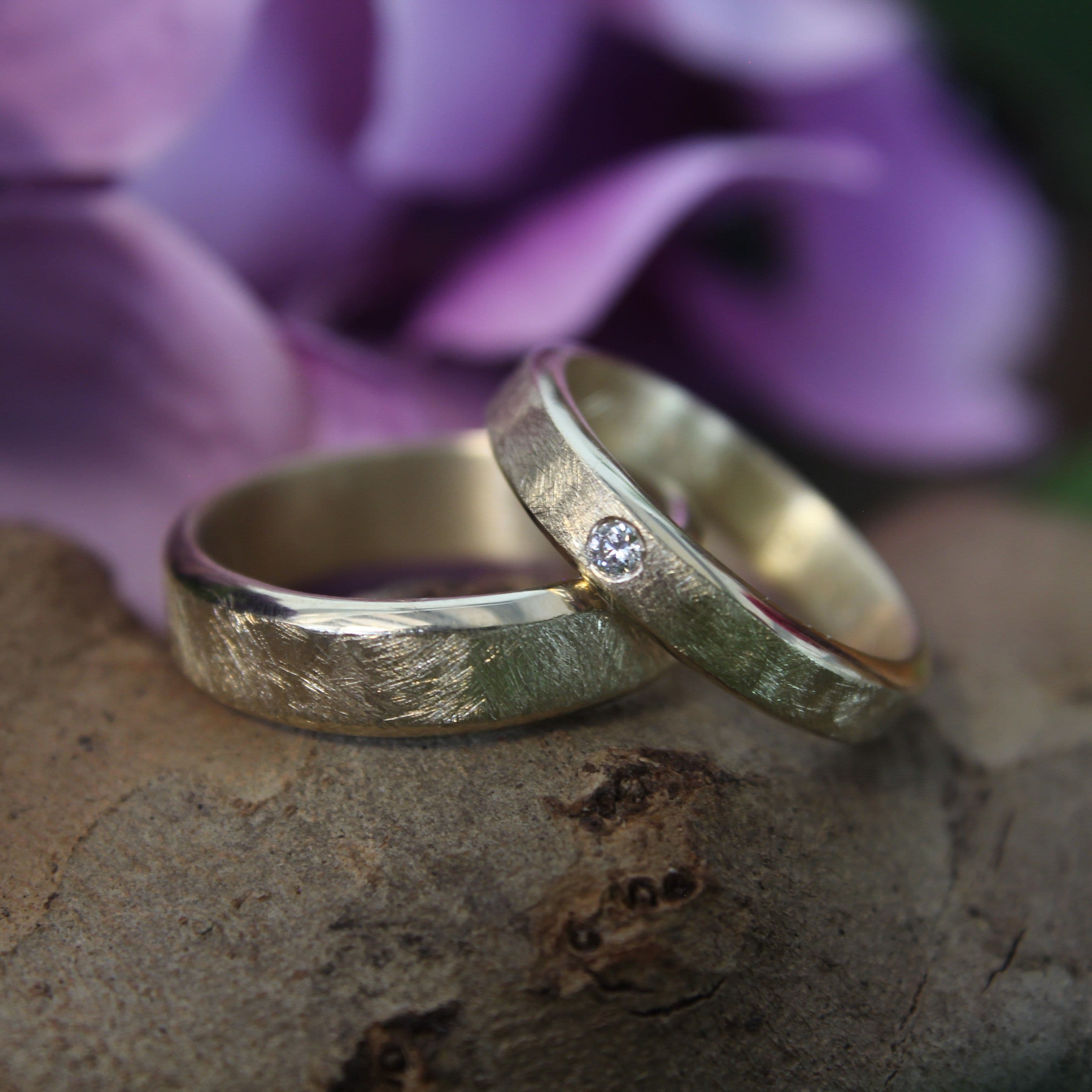 Resultaat van trouwringen workshop